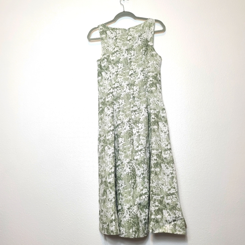 NWT Reformation Sebastien Linen Dress In Glade Green Cottagecore Event Sz 6 - Picture 9 of 9